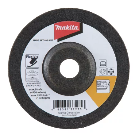 Makita  B-18546 Flexibilis csiszolótárcsa 125x3mm INOX AC36