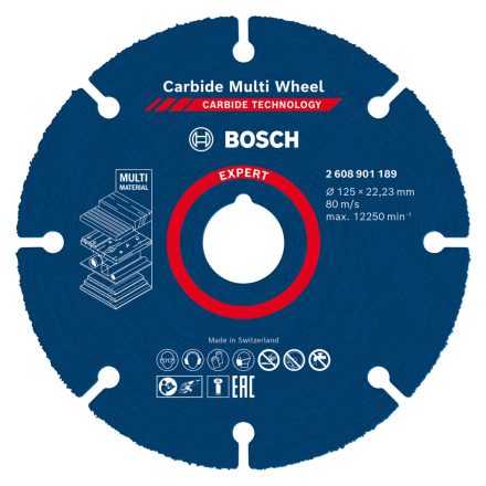 Bosch 2608901189 Expert Karbid multi vágótárcsa 125mm