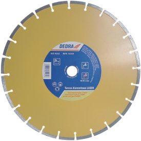   Dedra H1160 Gyémánt vágótárcsa szegmentált LASER beton/vasbeton/gránit/klingertégla/aszfalt 350x25,4mm