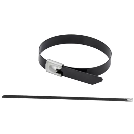 Dedra 11NC8361 Rozsdamentes acél Kábelkötegelő  poliészter bevonattal    7,9x360mm  20db/csomag