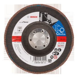   Bosch 2608607320 PRO X571 Lamellástárcsa INOX / FÉM 125mm K120