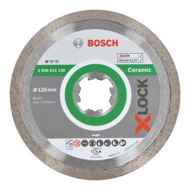   Bosch 2608615138 Gyémánt vágókorong X-LOCK 125x22,23x1,6x7mm