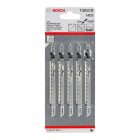 Bosch 2608637590 Szúrófűrészlap T301 Clean for Wood  5db-os