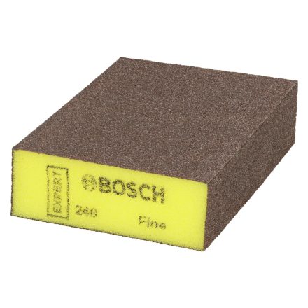 Bosch 2608901170 EXPERT Kombi csiszolószivacs 68x97x27mm finom (vastag;c.sárga)