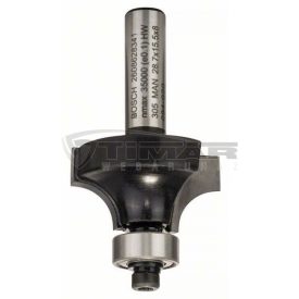   Bosch 2608628341 PRO Lekerekítő maró egy vágóélű 8x28,7x53mm