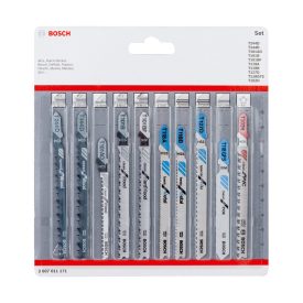   Bosch 2607011171 Szúrófűrészlap készlet tetszőleges anyaghoz 10 r. (wood, metal,inox,alu,pvc)