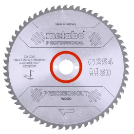 Metabo  628222000 Körfűrésztárcsa 254x30mm HW/CT