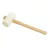 Z-TOOLS Gumikalapács fa nyéllel, FEHÉR, 65mm/680g  041202-0006