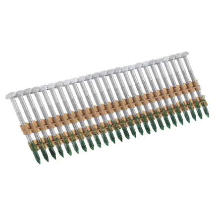 Hikoki  753643 Műanyagtáras kerekfejű szeg 21° 2,8x65mm gyűrűs, fényes, 3000db/csomag