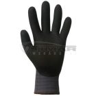 Munkavédelmi  Kesztyű Eurogrip 15N500 fekete nitril mártott, csúszásbiztos 1NISG11  11/XXL