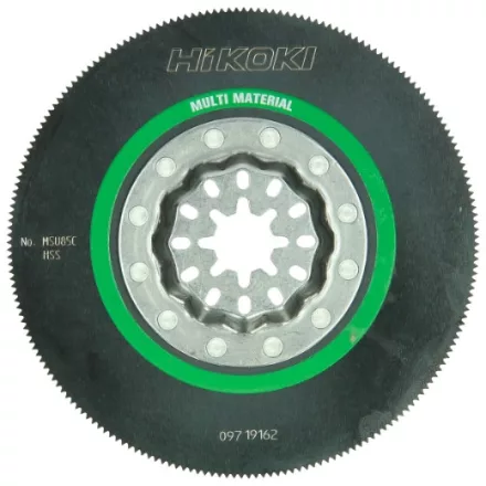 Hikoki  782788 Kör szegmens fűrészlap MSU85C 85x0,5mm/18tpi SZÍNES FÉM/SZENDVICSPANEL/LAMINÁLT