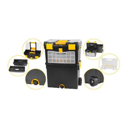 ST Strend Pro TBx3042 Kerekes szerszámosláda 620x450x260mm  239094