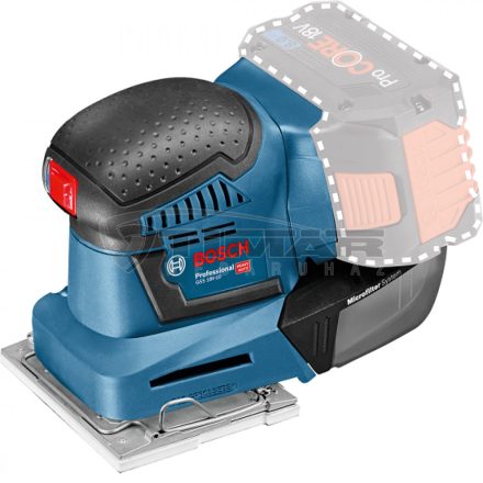 Bosch GSS18V-10 Akkus rezgőcsiszoló 18V akku és töltő nélkül 06019D0200