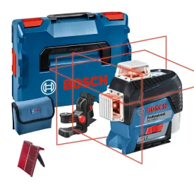   Bosch  GLL 3-80 C Vonallézer (akku és töltő nélkül) + BM 1 Tartó + L-Boxx 136 0601063R03