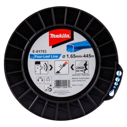 Makita  E-01753 Damil 1,65mm (445m), kék, négylevelű