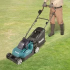 Makita  DLM382Z Akkus fűnyíró 2x18V LXT akku és töltő nélkül, 38cm