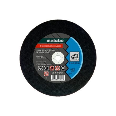 Metabo  616136000 Flexiamant super vágótárcsa 300x3,5x20,0mm FÉM/ACÉL