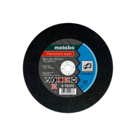Metabo  616203000 Vágókorong Flexiamant super 350x3,5x25,4 Acél