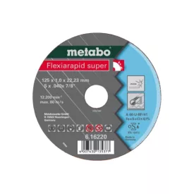   Metabo  616226000 Vágókorong Flexiarapid super 180x1,6x22,2 Inox