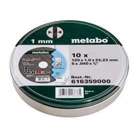   Metabo  616359000 Vágókorong Promotion 125x1,0x22,23 10db/csomag