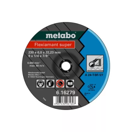 Metabo  616487000 Nagyolótárcsa Flexiamant super 150x6,0x22,2 Acél