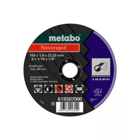 Metabo  616507000 Vágókorong Novorapid 150x1,6x22,23 Acél
