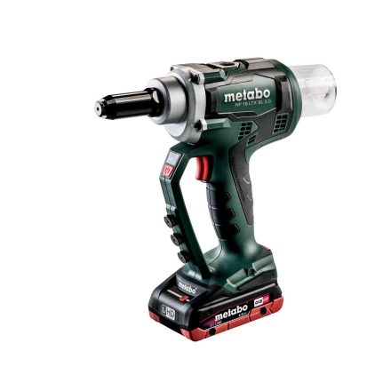 Metabo  NP18LTXBL 5.0 Akkus Popszegecshúzó pisztoly (gép tartozékkal) MetaLoc 619002800