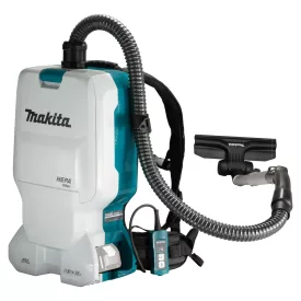   Makita  DVC660Z Akkus háti porszívó 2x18V LXT akku és töltő nélkül HEPA szűrő, 6L