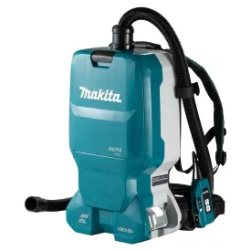   Makita  DVC665Z Akkus háti porszívó AWS 2x18V LXT akku és töltő nélkül HEPA szűrő, 6L