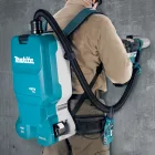 Makita  DVC665Z Akkus háti porszívó AWS 2x18V LXT akku és töltő nélkül HEPA szűrő, 6L