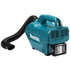 Makita  CL121DZJ Autós akkus porszívó KÉK 12V CXT akku és töltő nélkül 0,5L, MAKPAC