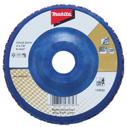 Makita  B-36267 Tisztítótárcsa lila, nylon 125x22,23mm