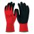 Munkavédelmi  Kesztyű piros-fekete latex mártott, csúszásbiztos GAN1LACI 9/L