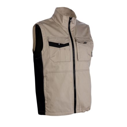 Munkavédelmi  Mellény Coverguard OROSI L-es homok szín, kevertszálas ripstop anyag 5ORV020