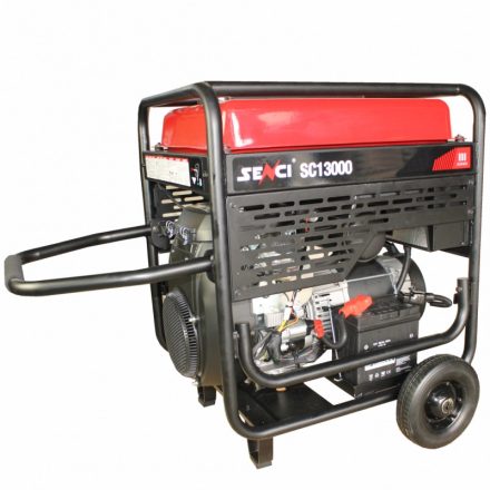SENCI SC13000 EVO Áramfejlesztő; Névl. telj.:11kW / 230V 50Hz; benzines SC1008604
