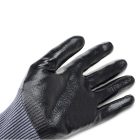 Munkavédelmi  Kesztyű Eurocut N313 fekete-szürke nitril mártott, vágásbiztos 1CUNS00009  9/L