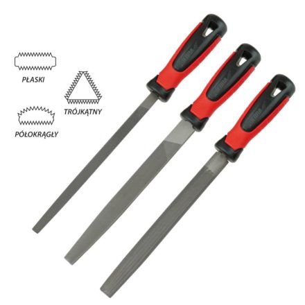 Dedra 06C006 Fémreszelő készlet 200mm 3 részes