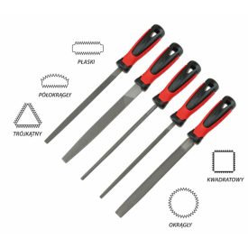 Dedra 06C007 Fémreszelő készlet 200mm 5 részes