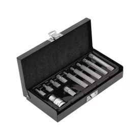   YATO Sűrű torx (spline) bitkészlet 1/2"-os bittartóval, 11 részes, M5-M12  (YT-0415)