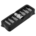 YATO Lyukas torx bitkészlet 1/2"-os bittartóval, 7 részes, TT25-TT55  (YT-0416)