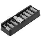 YATO Lekerekített torx (ribe) bitkészlet 1/2"-os bittartóval, 8 részes, M5-M14  (YT-0418)