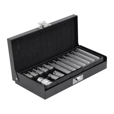 YATO Torx bitkészlet 1/2"-os bittartóval, 15 részes, T20-T55  (YT-0411)