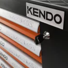 KENDO Szerszámkocsi 6 fiókos +144 részes szerszám készlettel No. 90335  090103-0114