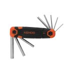 KENDO Pocket imbuszkulcs készlet 8 részes 1,5-8,0mm CrV No. 20717  040208-0729