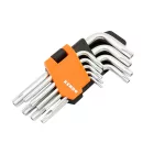 KENDO TORX kulcs készlet 9 részes T10-T50 CrV No. 20741  040208-0741