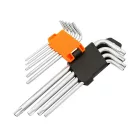 KENDO TORX kulcs készlet, hosszított 9 részes T10-T50 CrV No. 20742  040208-0737