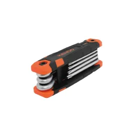   KENDO Pocket TORX kulcs készlet 8 részes T9-T30 CrV No. 20718  040208-0730