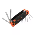 KENDO Pocket TORX kulcs készlet 8 részes T9-T30 CrV No. 20718  040208-0730