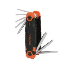 KENDO Pocket TORX kulcs készlet 8 részes T9-T30 CrV No. 20718  040208-0730