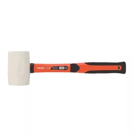   KENDO Gumikalapács üvegszálas nyéllel, FEHÉR 450g No. 25501  041202-0035
